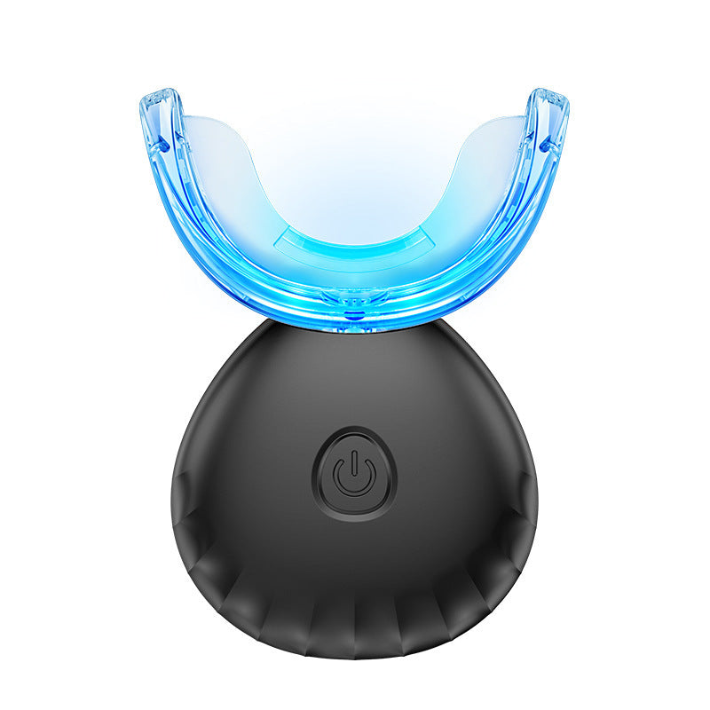 Wireless LED Teeth Whitening Kit with Charging Base & Dental Instrument Set