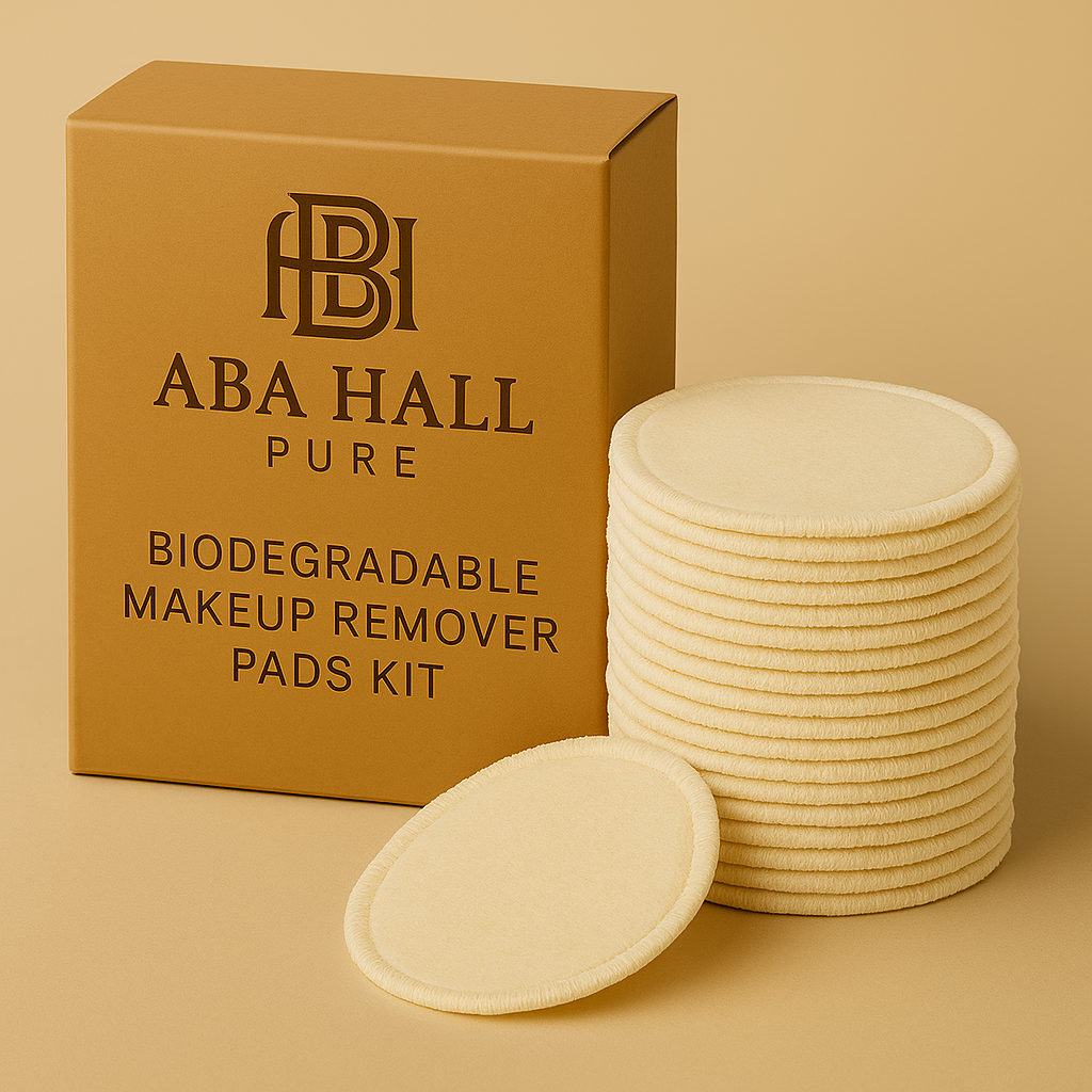 Biodegradable Makeup Remover Pads Kit | ABA HALL PURE
